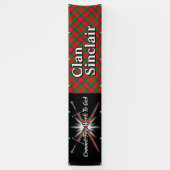 Highland Festival Clan Sinclair Tent Spandoek (Verticaal)