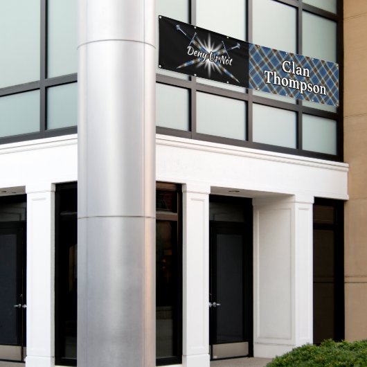 Highland Festival Clan Thompson Tent Spandoek (Buitenkant Gebouw)