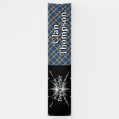 Highland Festival Clan Thompson Tent Spandoek (Verticaal)