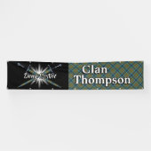 Highland Festival Clan Thompson Tent Spandoek (Horizontaal)