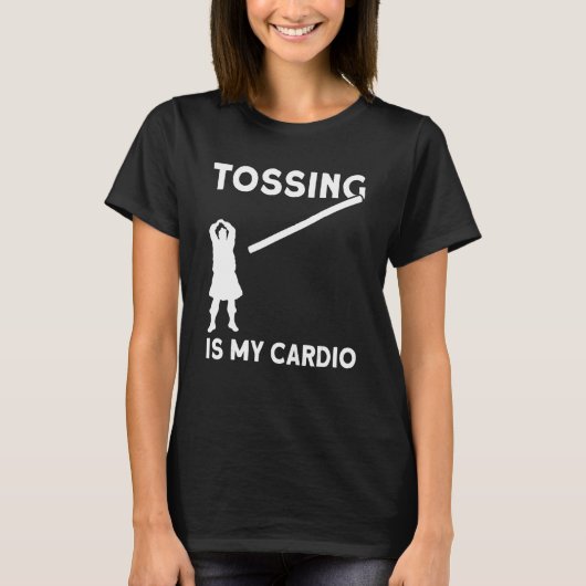 Highland Games Caber Toss Heavy Athlete  Scottish  T-shirt (Voorkant)