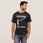 Highland Games Caber Toss Heavy Athlete  Scottish  T-shirt (Voorkant volledig)