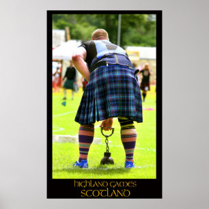 highland games schotland poster