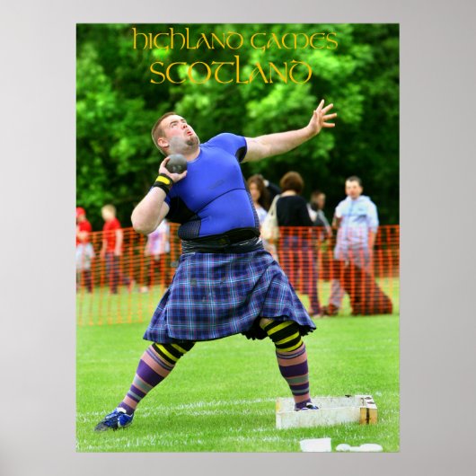 highland games schotland poster (Voorkant)