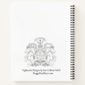 Highland Gent met Scottie Dogs Spiral Notitieboek (Achterkant)