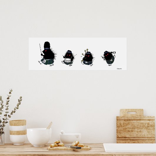 Highland Hedeegs Poster (Keuken)