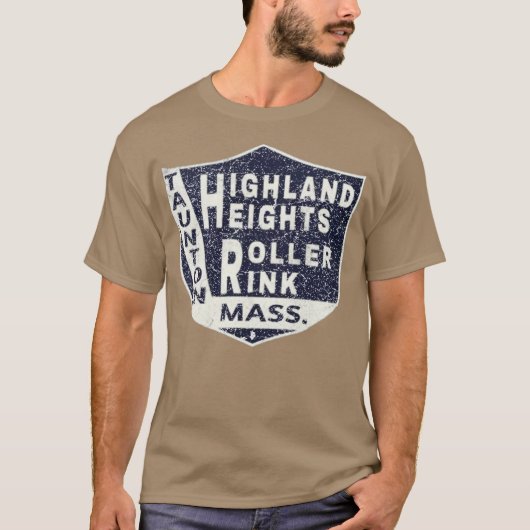 Highland Heights Roller Rink T-Shirt - Taunton, MA (Voorkant)