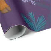 Highland Holly SnowFall Collectie Cadeaupapier (Rol Hoek)