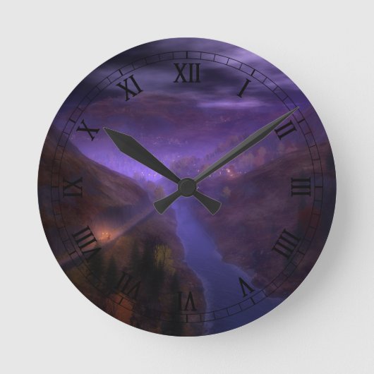 Highland Home Lights-klok Ronde Klok (Voorkant)