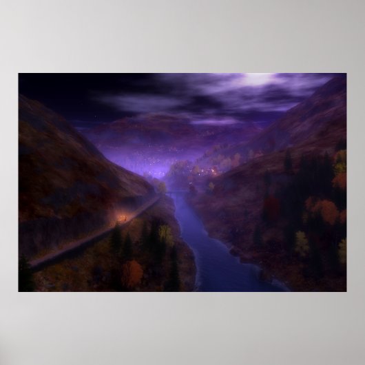 Highland Home Lights Print (Voorkant)