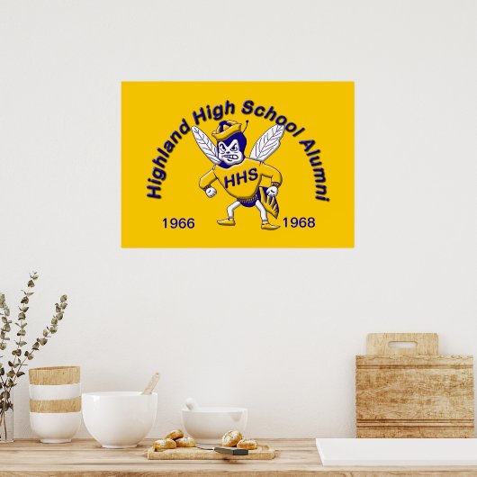 Highland Hornet Alumni Poster (Keuken)