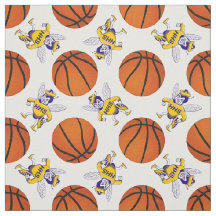 Highland Hornet Basketball Fabric