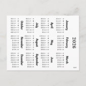 Highland Koe 2025 Kalender Rode Vrachtwagen Kerstm Feestdagenkaart (Achterkant)