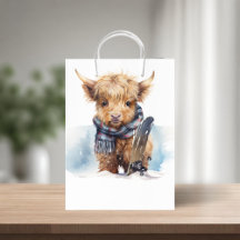 Highland Koe-abunga Gift Bag - Wit