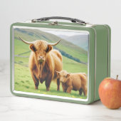 Highland Koe Animal Natuur Wildlife Affection Lief (In situ)