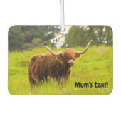 Highland Koe Auto luchtverfrisser (Voorkant)