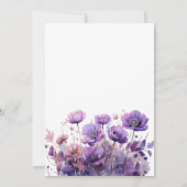 Highland Koe Baby shower Kaart (Achterkant)