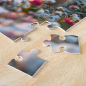 Highland Koe bij zonsondergang Legpuzzel (Zijkant)