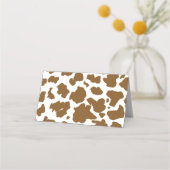 Highland Koe Birthday Place Card Plaatskaartje (Achterkant)