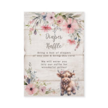 Highland Koe Bloemen Schattige Schattig Luier Raff