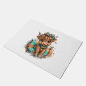 Highland Koe Boerderij Halloween Deurmat (Schuin)