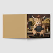 Highland koe boerderij Thema baby Fotoboek Keepsak Gastenboek (Volledig)