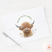 Highland koe boho partij voor sticker (Envelop)