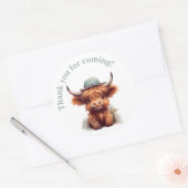 Highland koe boho partij voor sticker (Envelop)