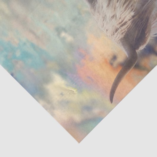 Highland Koe Breeze Decoupage tissuepapier (Detail)