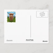 Highland Koe Cadeaus & Accessoires Briefkaart (Achterkant)