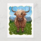 Highland Koe Cadeaus & Accessoires Briefkaart (Voorkant)