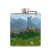 Highland Koe Cadeaus & Accessoires Heupfles (Achterkant)