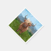 Highland Koe Cadeaus & Accessoires Servet (Hoek)