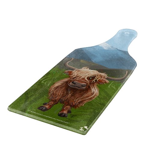 Highland Koe Cadeaus & Accessoires Snijplank (Hoek)