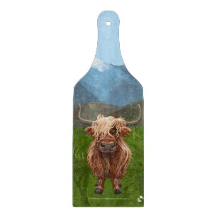 Highland Koe Cadeaus & Accessoires Snijplank