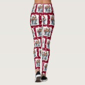 Highland koe Christmas Leggings (Achterkant)