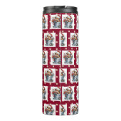 Highland koe Christmas Thermosbeker (Achterkant)