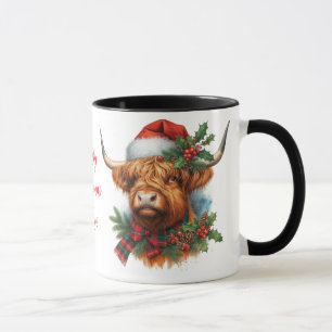 Highland Koe ChristmasCoffee Mok Cup