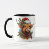 Highland Koe ChristmasCoffee Mok Cup (Links)