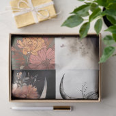 Highland Koe Collage 1 Decoupage papier (Geschenk)