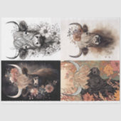 Highland Koe Collage 1 Decoupage papier (Voorkant)