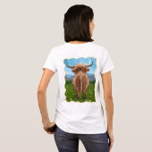 Highland Koe Coming and Going T-Shirt (Achterkant volledig)