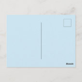 Highland Koe danst de Highland Fling, Briefkaart (Achterkant)