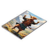 Highland Koe danst de Highland Fling, Notitieboek (Linkerzijde)