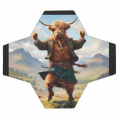 Highland Koe danst de Highland Fling, Voetbal (Enkel)