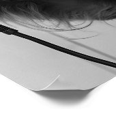 Highland Koe doet haarstyling en maakt zich klaar Poster (Hoek)