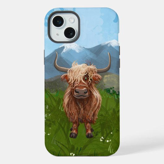 Highland Koe Electronics iPhone Hoesje (Achterkant)