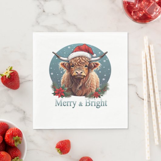 Highland Koe Essential T-shirt Servet (Insitu)