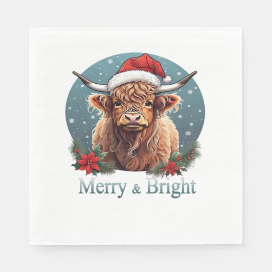 Highland Koe Essential T-shirt Servet (Voorkant)