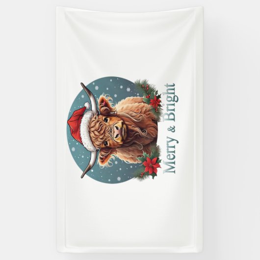 Highland Koe Essential T-shirt Spandoek (Verticaal)